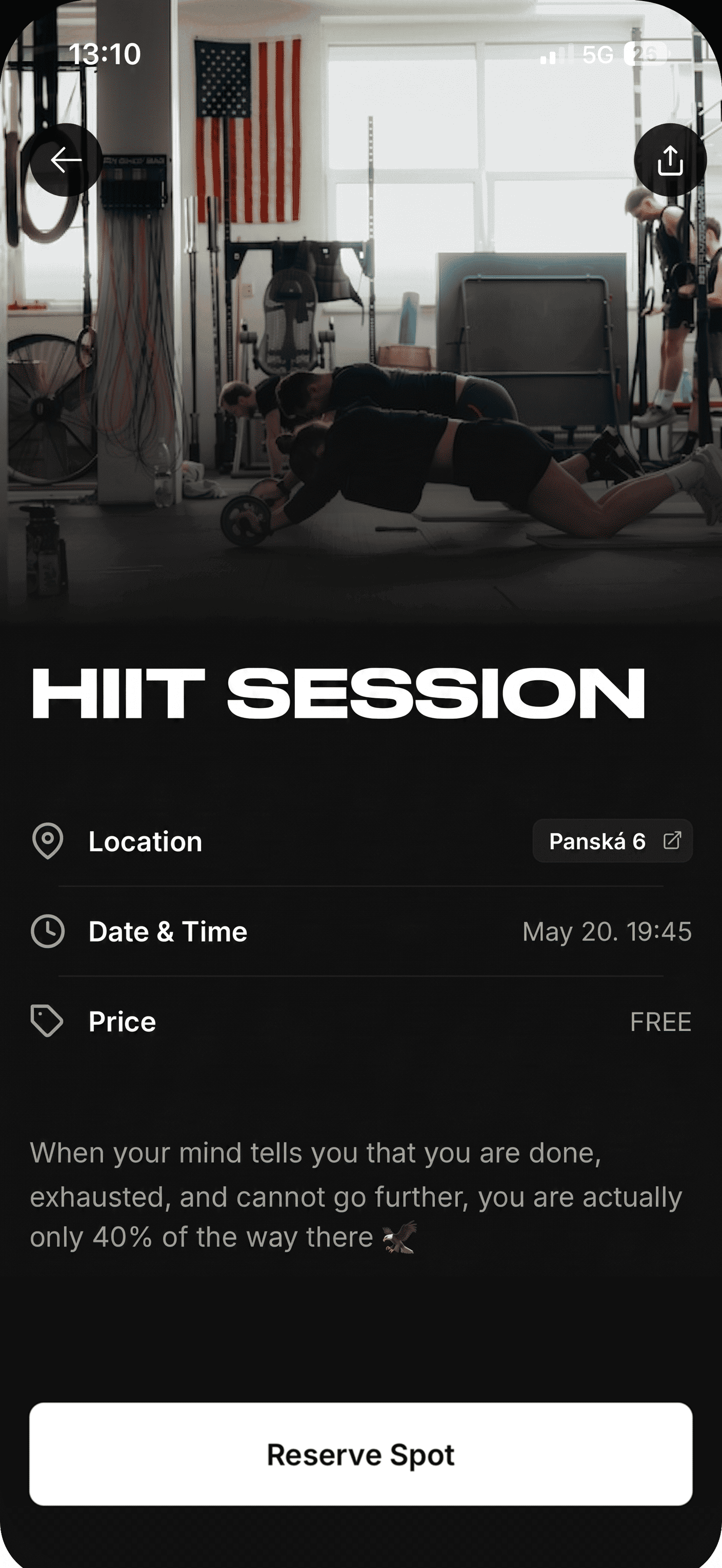 UTD App — Session details